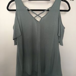 Flowy Blue Top: Size Small